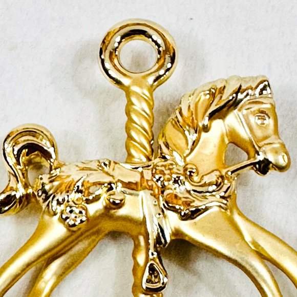 Vintage Carousel Horse Brooch/Pin by AJC - Picture 2 of 6